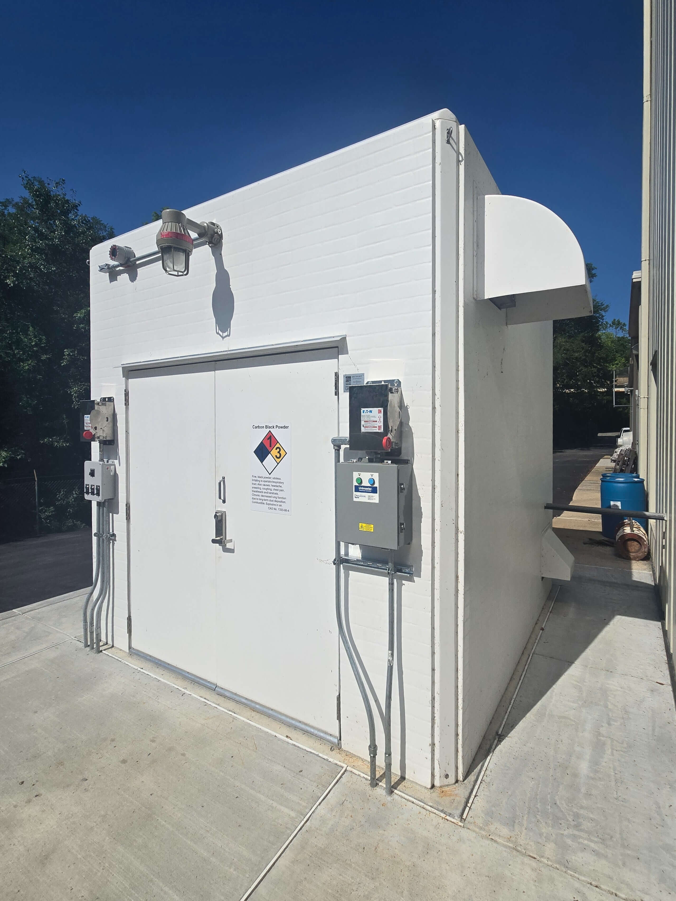 Crowly fiberglass pump station house 