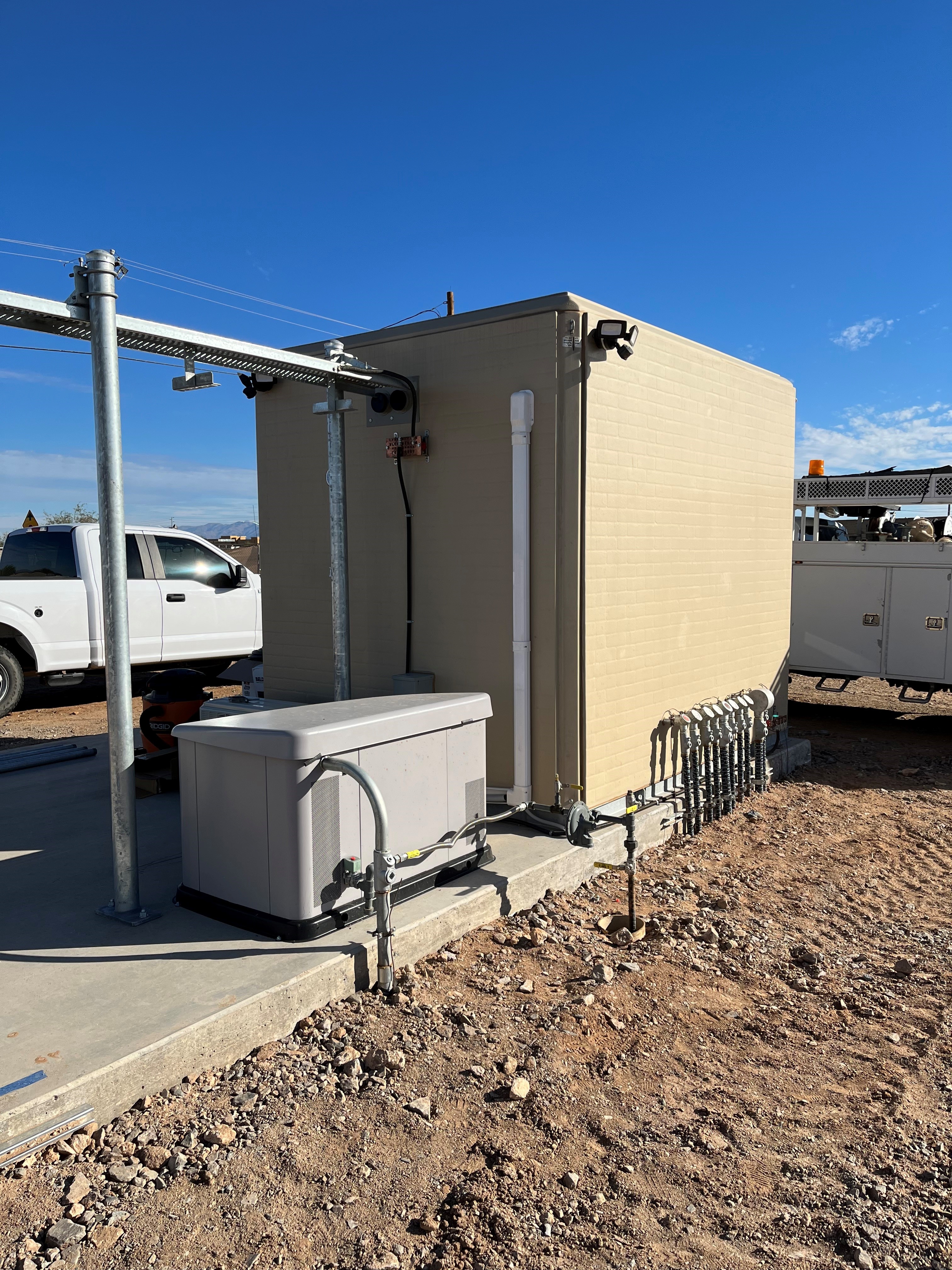 fiberglass equipment shelter for scada systems