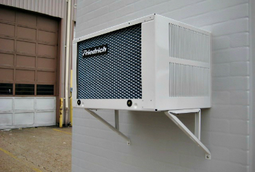 Fiberglass Enclosure A/C Window-Mounted Unit, fiberglass buildings, fiberglass shelters, fiberglass shelter manufacturers, fiberglass equipment shelters