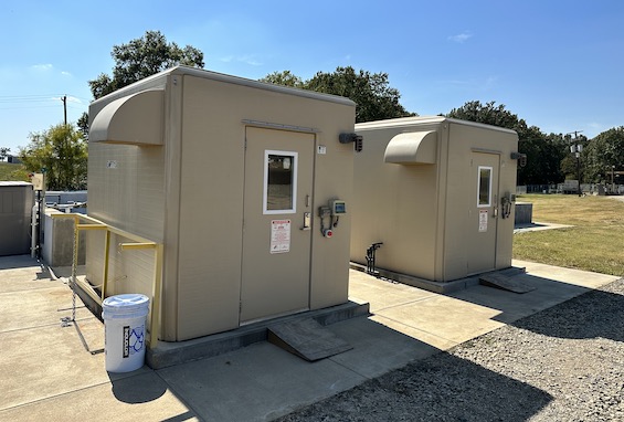 chlorination and dechlorination shelter