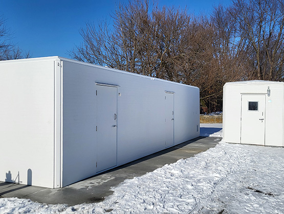 FRP Valve Enclosure Protects Motorized Butterfly Valve