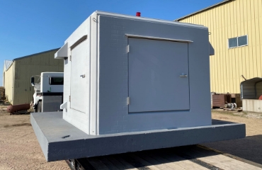 Fiberglass Pump House, fiberglass buildings, fiberglass shelters, fiberglass shelter manufacturers, fiberglass equipment shelters