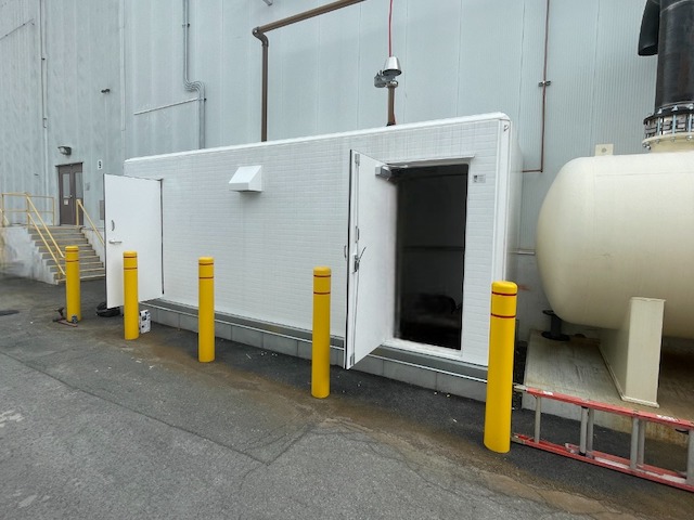 fiberglass equipment building
