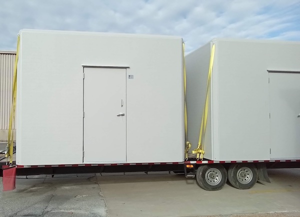 fiberglass building for sanitary lift stations