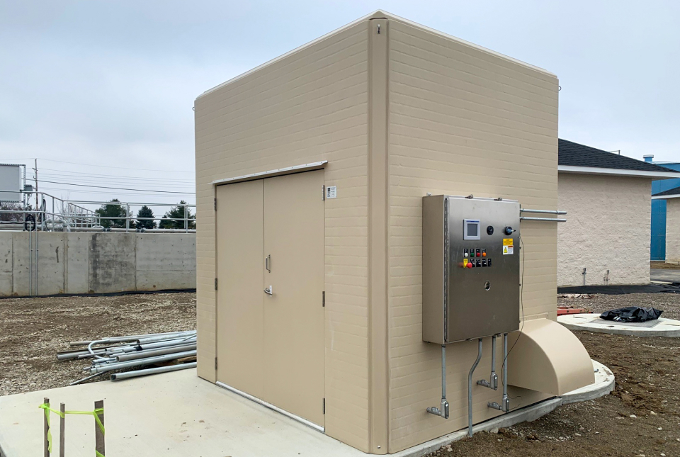 Fiberglass Headworks Building