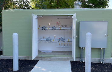 fiberglass regulator station