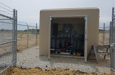 water filtration system shelter, shelter for water filtration systems