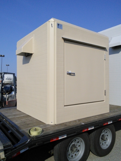 Pump House for Storage Pond, Fiberglass Building