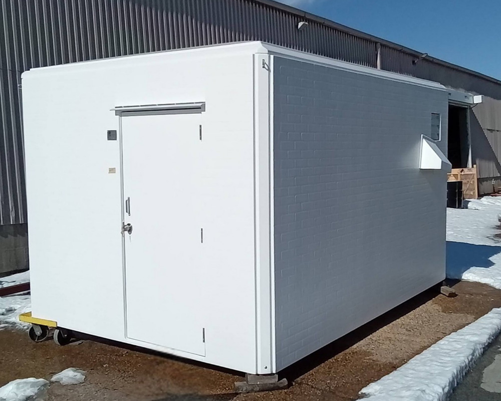fiberglass shelter for airport deicing system