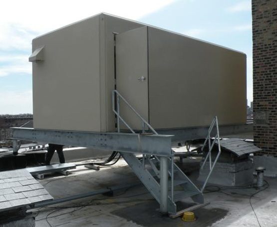 data center fiberglass shelter