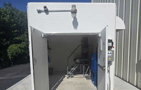 data center fiberglass shelter