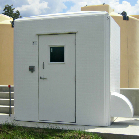 scada building and chemical dosing enclosure