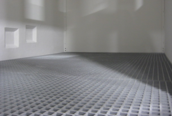 slip resistant containment floors in chemical building