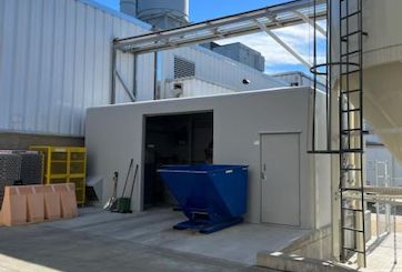 frp building for wastewater treatment