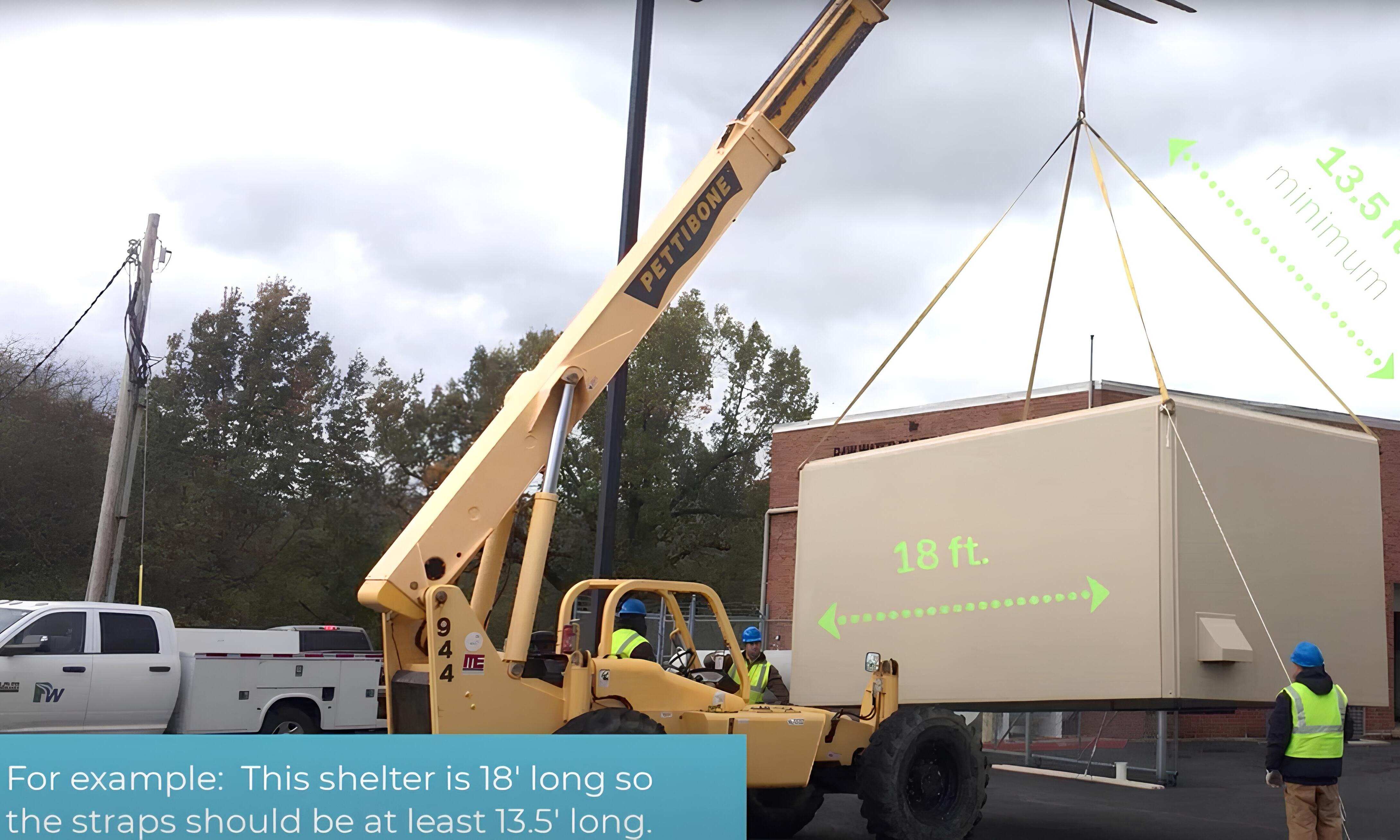 Timelapse installation of fiberglass shelter, fiberglass buildings, fiberglass shelters, fiberglass shelter manufacturers, fiberglass equipment shelters