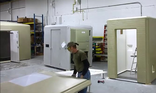 Fiberglass Shelter Door Options Video Thumb, fiberglass buildings, fiberglass shelters, fiberglass shelter manufacturers, fiberglass equipment shelters