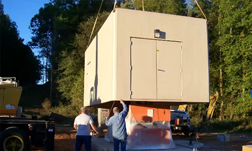 Shelter Works fiberglass shelters Video Thumb, fiberglass buildings, fiberglass shelters, fiberglass shelter manufacturers, fiberglass equipment shelters